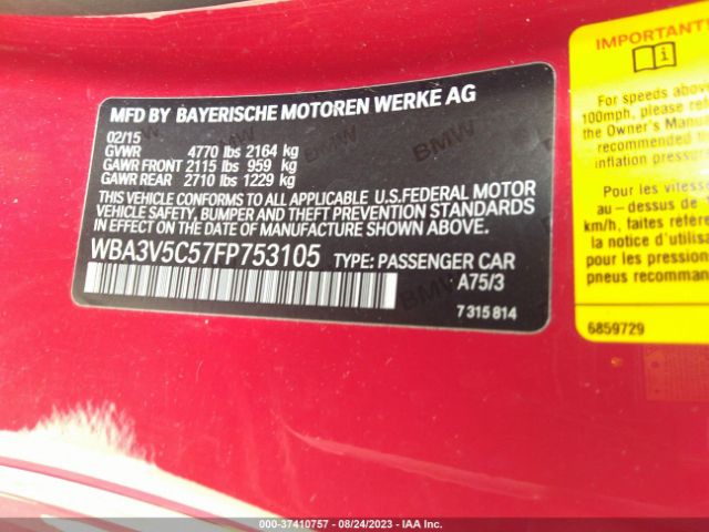 WBA3V5C57FP753105 BMW 428i