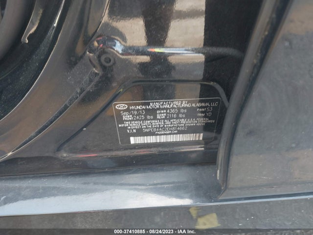 Hyundai SONATA GLS 2014 5NPEB4AC2EH814662 Image 9