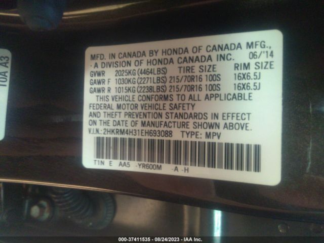 2HKRM4H31EH693088 Honda CR-V LX