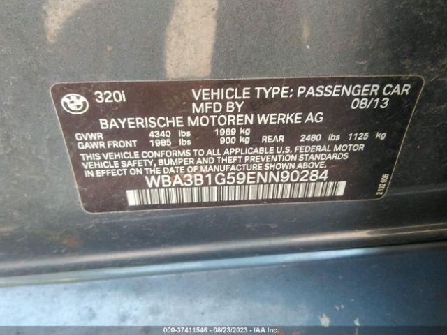 WBA3B1G59ENN90284 BMW 3 Series 320i