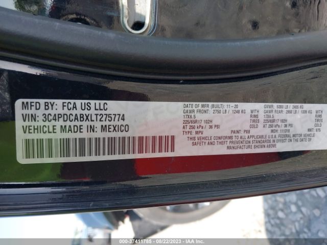 3C4PDCABXLT275774 Dodge Journey Se Value
