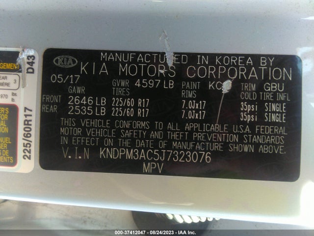 KIA Sportage Lx 2018 KNDPM3AC5J7323076 Image 9