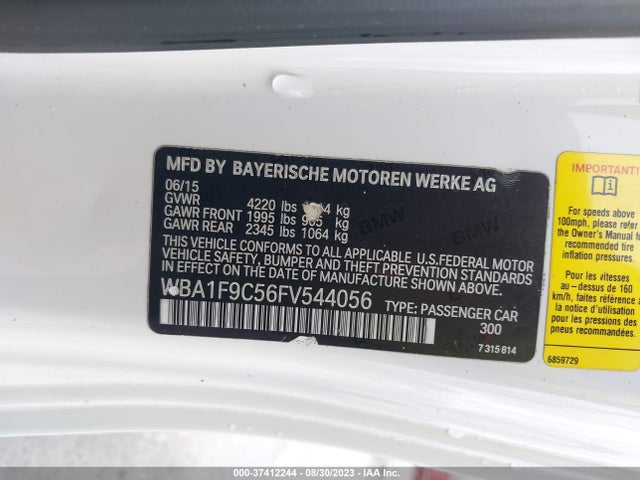 2015 BMW 228I WBA1F9C56FV544056 Photo 8