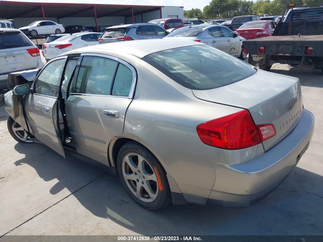 2003 INFINITI G35 SEDAN W/LEATHER VIN: JNKCV51E03M327029