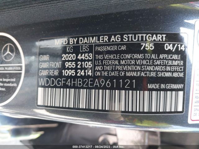 WDDGF4HB2EA961121 Mercedes-Benz C-class C 250