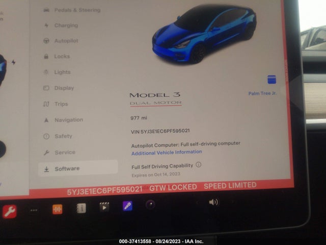 Tesla Model 3 Performance 2023 5YJ3E1EC6PF595021 Image 7