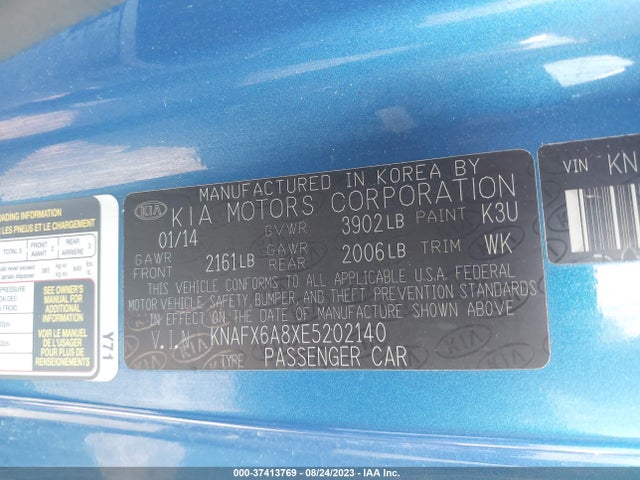 KIA Forte Koup Ex 2014 KNAFX6A8XE5202140 Image 9