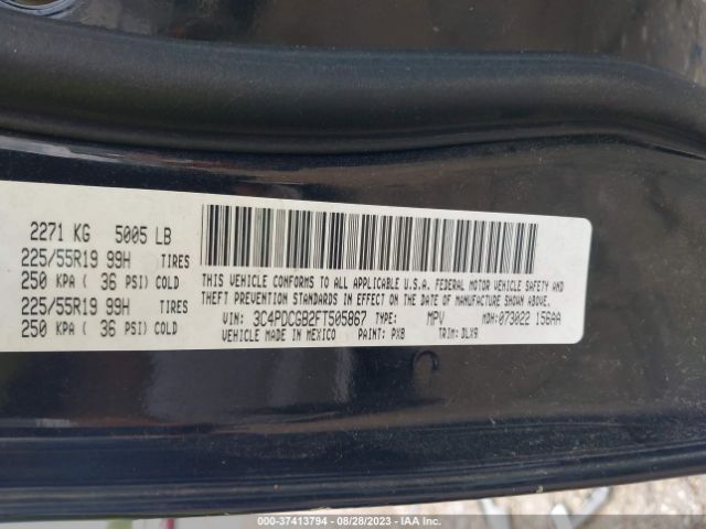 3C4PDCGB2FT505867 Dodge Journey Crossroad