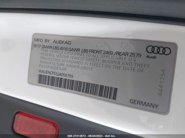 Audi A5 Sportback Premium Plus 2018 WAUENCF53JA056759 Image 9