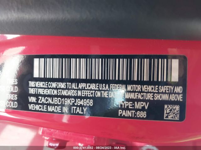 ZACNJBD19KPJ94958 Jeep Renegade Limited