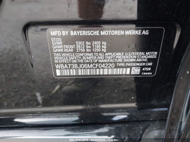 WBA73BJ06MCF04220 BMW 5 Series 540i Xdrive