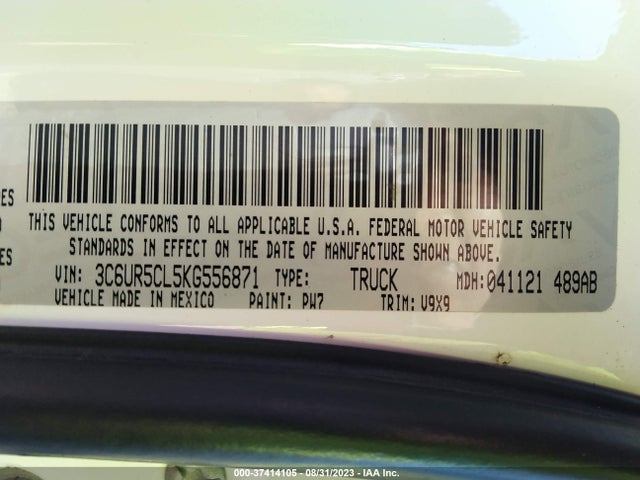 3C6UR5CL5KG556871 RAM 2500 Tradesman