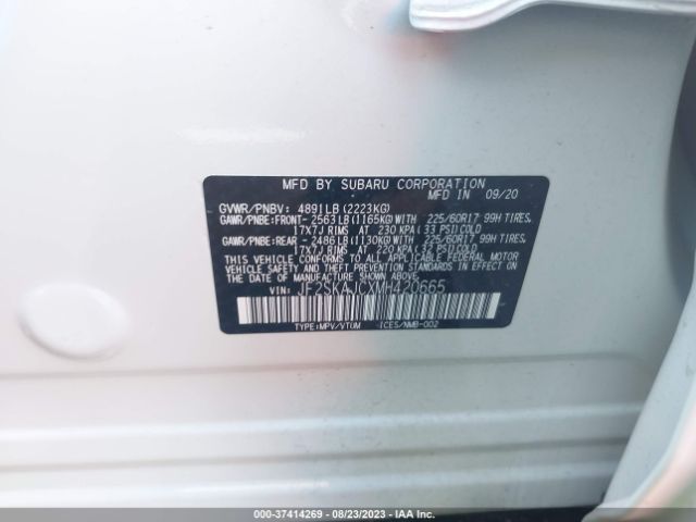 JF2SKAJCXMH420665 Subaru Forester Premium