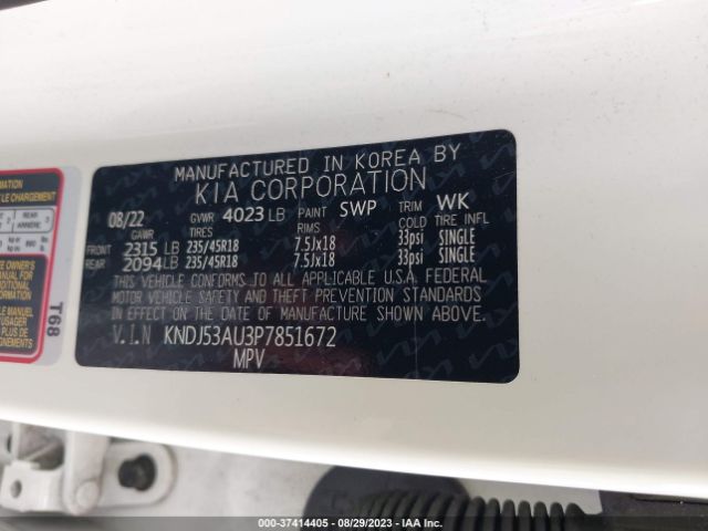 KNDJ53AU3P7851672 KIA Soul Gt-line