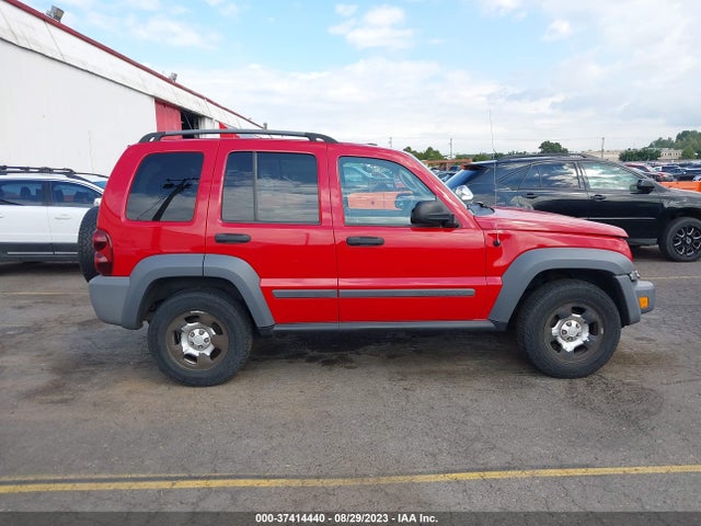 2005 JEEP LIBERTY SPORT VIN: 1J4GL48K95W616670