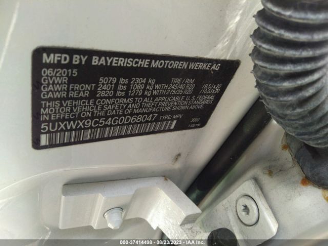 5UXWX9C54G0D68047 BMW X3 Xdrive28i