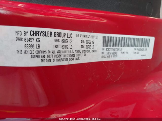 2013 FIAT 500 3C3CFFFH5DT554191 Photo 8