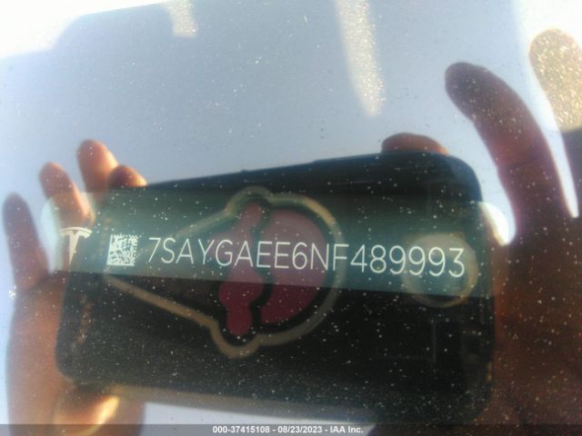 7SAYGAEE6NF489993 Tesla Model Y Long Range