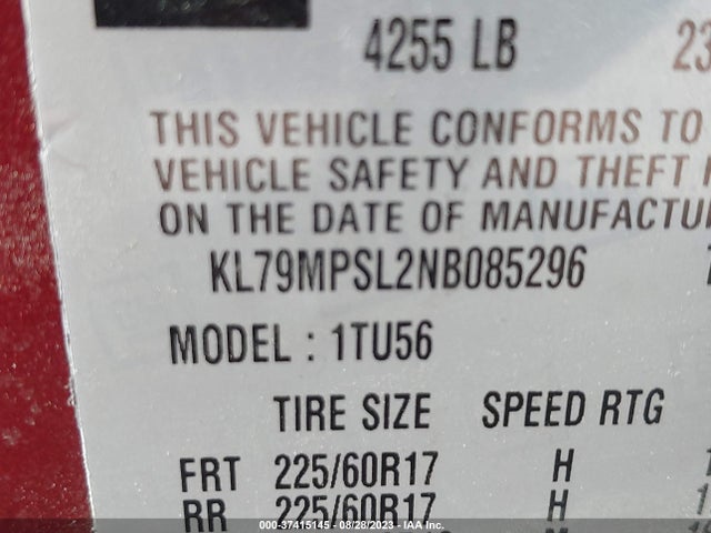 Chevrolet Trailblazer Lt 2022 KL79MPSL2NB085296 Image 9