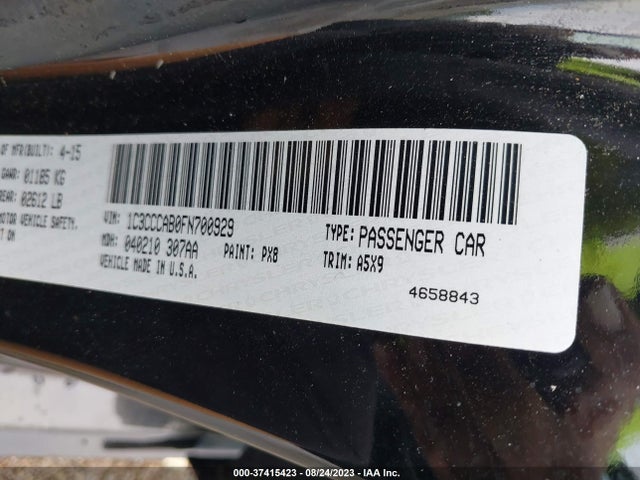 Chrysler 200 Limited 2015 1C3CCCAB0FN700929 Image 9