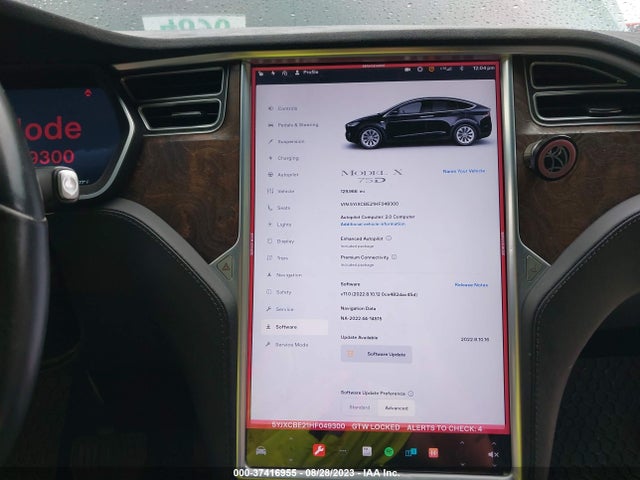 Tesla Model X 90d/75d/100d 2017 5YJXCBE21HF049300 Image 7