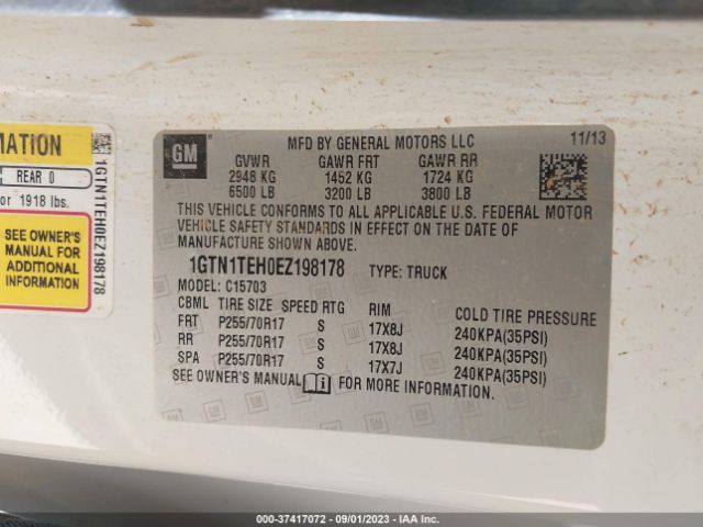 1GTN1TEH0EZ198178 GMC SIERRA 1500