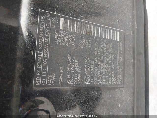 Nissan ROGUE S 2016 KNMAT2MT4GP653721 Image 9
