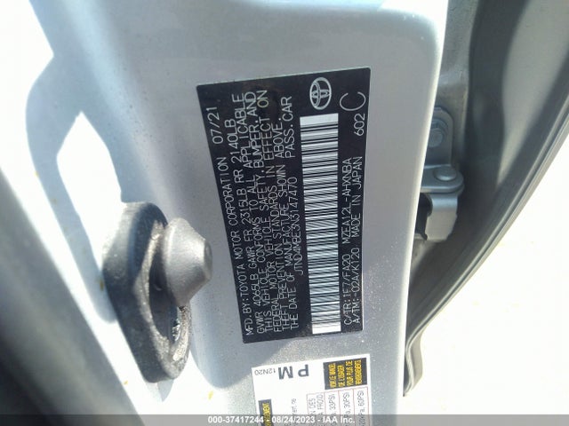 Toyota Corolla Hatchback Se 2022 JTND4MBE3N3147470 Image 9
