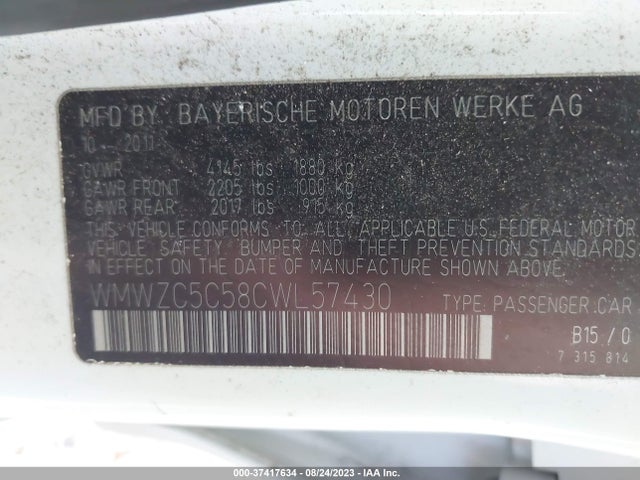 2012 MINI COOPER S COUNTRYMAN WMWZC5C58CWL57430 Photo 8