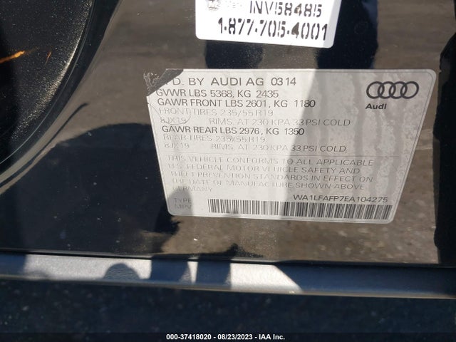 WA1LFAFP7EA104275 Audi Q5 Premium Plus