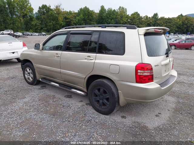 2001 TOYOTA HIGHLANDER VIN: JTEHF21A410037831