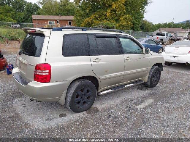 2001 TOYOTA HIGHLANDER VIN: JTEHF21A410037831