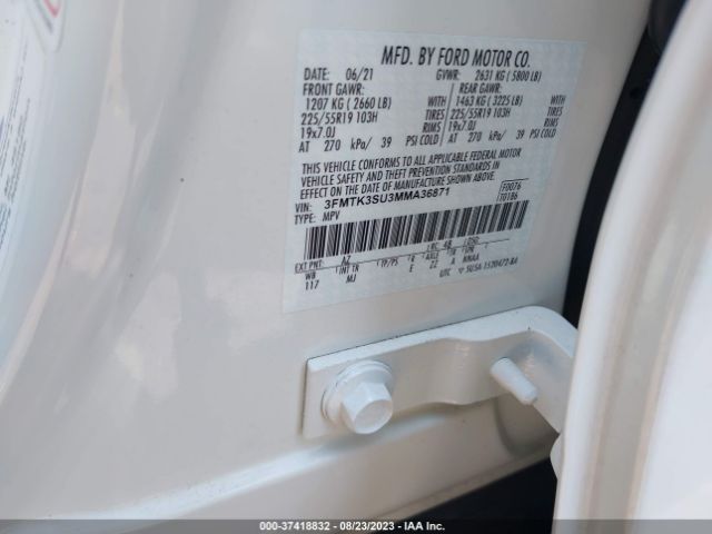 3FMTK3SU3MMA36871 Ford Mustang Mach-e Premium