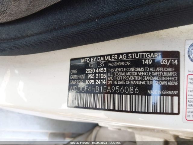 WDDGF4HB1EA956086 Mercedes-Benz C-class C 250