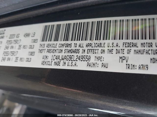 1C4AJWAG9EL249550 Jeep Wrangler Sport