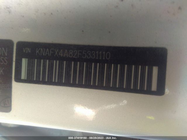 KNAFX4A82F5331110 KIA FORTE EX