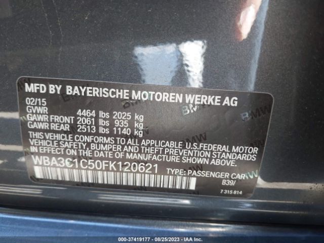 WBA3C1C50FK120621 BMW 3 Series 328i