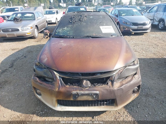2012 LEXUS CT 200H VIN: JTHKD5BH8C2048589