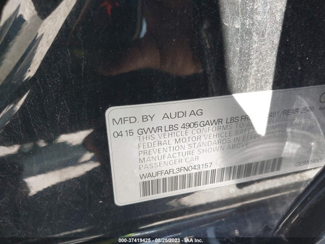 WAUFFAFL3FN043157 Audi A4 Premium Plus