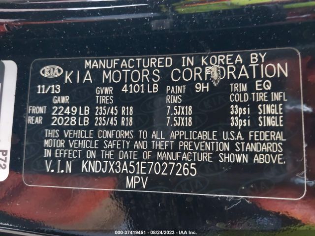 KNDJX3A51E7027265 KIA Soul !