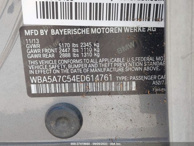 WBA5A7C54ED614761 BMW 5 Series 528i Xdrive