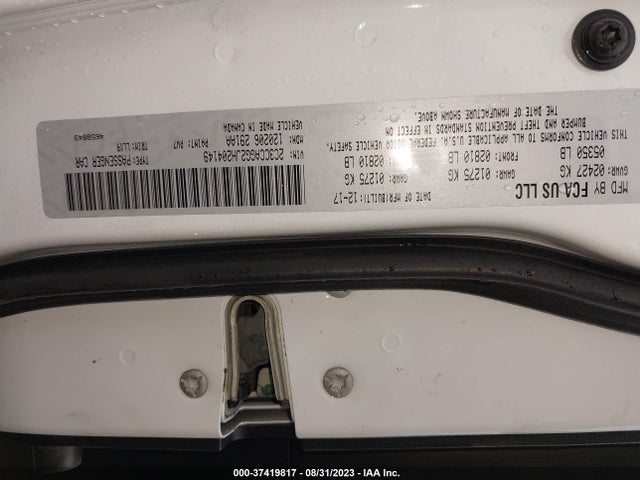 Chrysler 300 300s 2018 2C3CCAGG2JH204149 Image 9