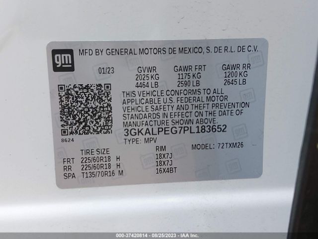 3GKALPEG7PL183652 GMC Terrain Slt