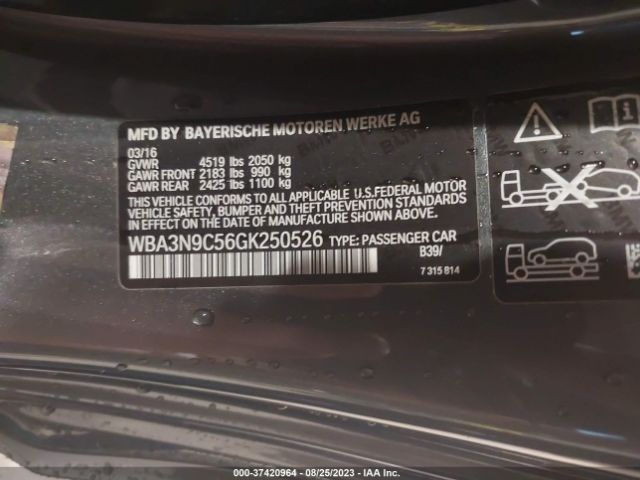 WBA3N9C56GK250526 BMW 4 Series 428i Xdrive