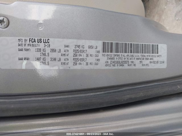 2C4RDGBG8JR255579 Dodge Grand Caravan Se