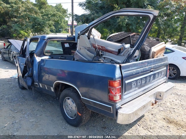 1987 DODGE D-SERIES D100 VIN: 1B7FD04T8HS522118