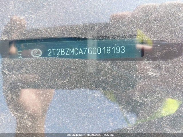2T2BZMCA7GC018193 Lexus RX 350