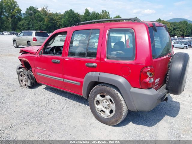 1J4GL48K53W565696, 2003 Jeep Liberty Sport on IAAI