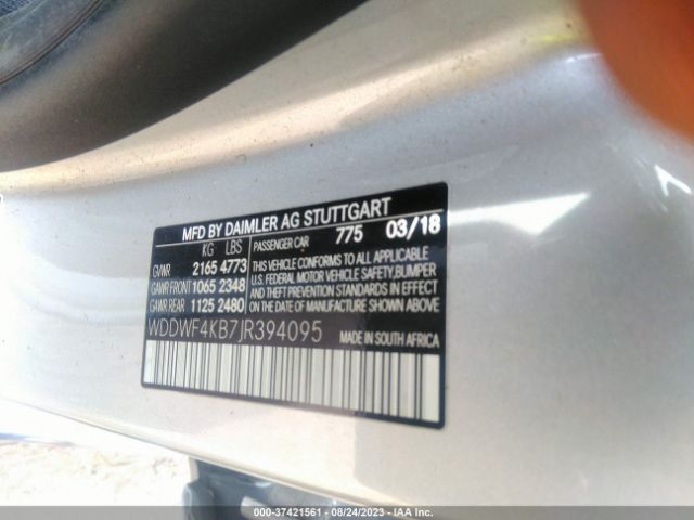 WDDWF4KB7JR394095 Mercedes-Benz C 300 4matic