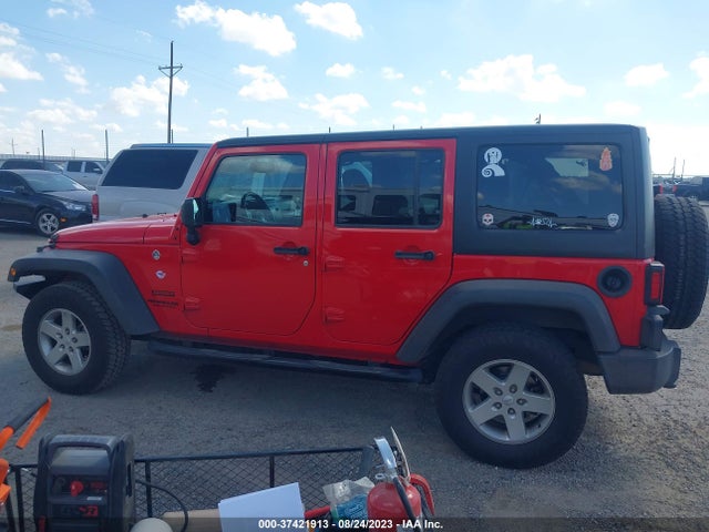 2016 JEEP WRANGLER UNLIMITED SPORT VIN: 1C4BJWDG6GL160294